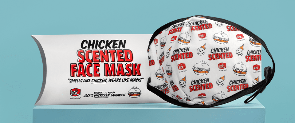 Chicken Scented Face Masks