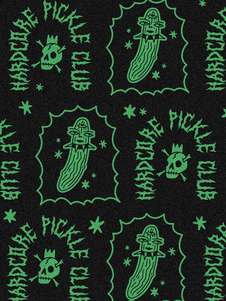 hardcore pickle club pattern 2